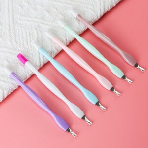 2 in 1 double head cuticle pusher& scraper